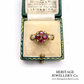 Victorian Pink Tourmaline & Pearl Ring