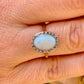 Antique Opal & Rose Diamond Ring