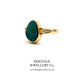 Vintage 14ct Gold Fiery Opal Ring