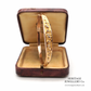Vintage Gold Floral Bangle (c. 1938; 9ct gold)