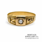 Antique Diamond Mizpah Ring