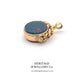 Victorian Spinning Seal Fob Pendant (Bloodstone and Carnelian)