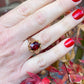 RESERVED - Antique Garnet Ring