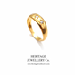 Antique 3-Stone Diamond Gypsy Ring