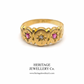 Edwardian Ruby and Diamond Ring (18ct gold; c. 1900-1910)