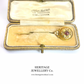 Victorian Garnet and Pearl Brooch (18ct gold)