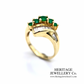 Emerald and Diamond Dress Ring