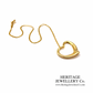 Tiffany & Co. Open Heart Pendant and Chain by Elsa Peretti (27mm)