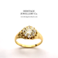 Antique Diamond Cluster Ring (c. 0.60ct)