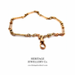 Antique Gold Fancy Link Bracelet with Dog Clips (9ct gold)