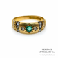 Victorian Emerald and Pearl Gypsy Ring