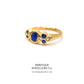 Antique Sapphire and Diamond Ring (c. 1913; 18ct Gold)
