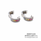 Sapphire and Diamond Earrings (14ct white gold)