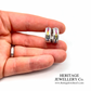 Sapphire and Diamond Earrings (14ct white gold)
