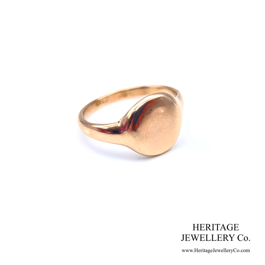 Antique Rose Gold Signet Ring (c. 1922)