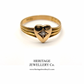 Victorian Diamond Gypsy Heart Ring (c.1897)