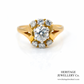Vintage French Diamond Cluster Ring