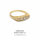 Victorian Gold 5-Stone Diamond Ring