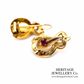 Victorian Ruby and Gold Earrings