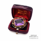 Vintage Gold and Amethyst Brooch (9ct Gold)