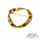 Cartier Diamond & Sapphire Brooch 18K Gold