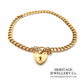 Vintage Double Row Curb Bracelet