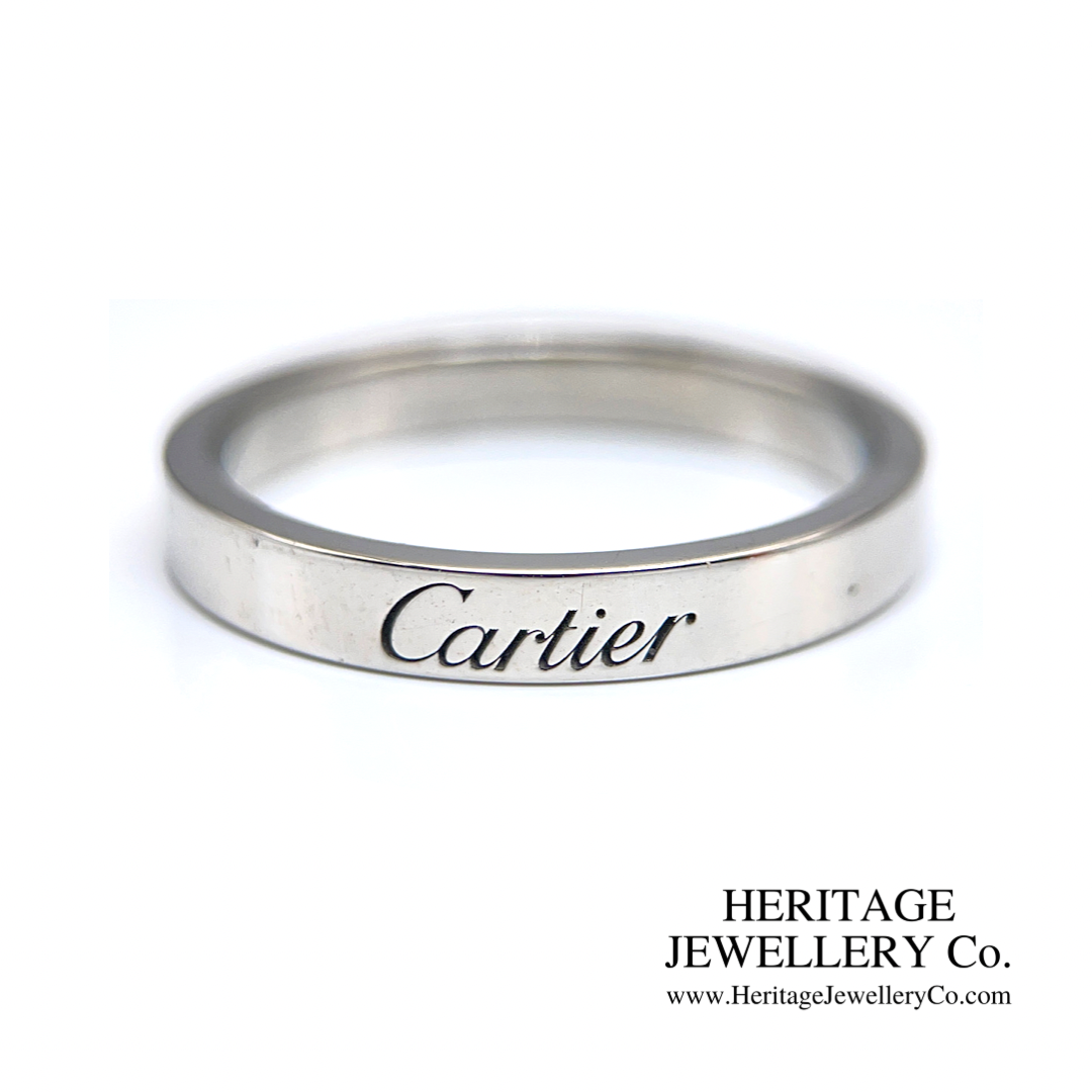 Cartier Platinum ‘C de Cartier’ Band