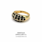 Vintage Sapphire and Diamond Ring