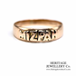 Victorian Rose Gold Mizpah Ring