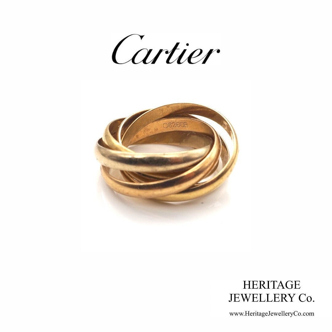 Cartier 5-Band Ring (18ct Yellow, White and Rose Gold)
