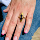 Vintage Sapphire and Diamond Ring