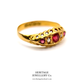 Antique Ruby and Diamond Ring (c.1912)