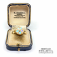 Antique Opal and Diamond Cluster Ring