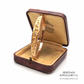 Vintage Gold Floral Bangle (c. 1938; 9ct gold)