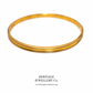 Art Deco Gold “Flapper” Bangle (c. 1928; 9ct gold)
