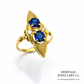 Vintage Sapphire and Diamond Ring