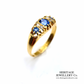 Edwardian Sapphire & Diamond Ring (c.1905)
