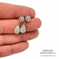 Vintage Diamond Drop Earrings (9ct gold; 1.0ct)