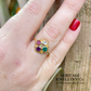 RESERVED - Antique Gold Sentimental Ring