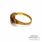 Victorian Garnet & Pearl Ring (15ct; c.1900)