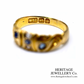 Victorian Sapphire and Diamond Gypsy Ring (c.1896)