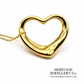Tiffany & Co. Open Heart Pendant and Chain by Elsa Peretti (27mm)