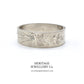 Antique Victorian Silver Bangle Bracelet (c. 1886)