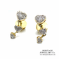 Diamond Heart Earrings