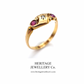 Edwardian Ruby and Diamond Ring