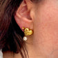 Vintage Tiffany & Co Cupid Arrow Heart Earrings with Pearl Drops