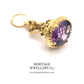 Antique Figural Amethyst Fob Seal Pendant