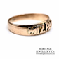 Victorian Rose Gold Mizpah Ring
