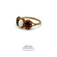 Opal and Garnet Trilogy Ring