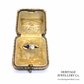 Antique Sapphire & Diamond Cross-Over Ring